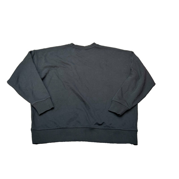 NWT Outdoor Voices Womens Black Cotton Classic Pickup Sweatshirt Comfy Size S - Picture 5 of 11